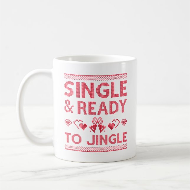 Mug Célibataire et prêt à tinter (Gauche)