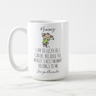 Mug Celle-ci appartient à Maman Personnalisé, Fête des