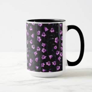 Mug Cellules bleues de minuit, cloches, Bellflowers 2