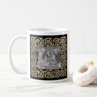 Mug Céltic Knots Sepia Photo personnalisée