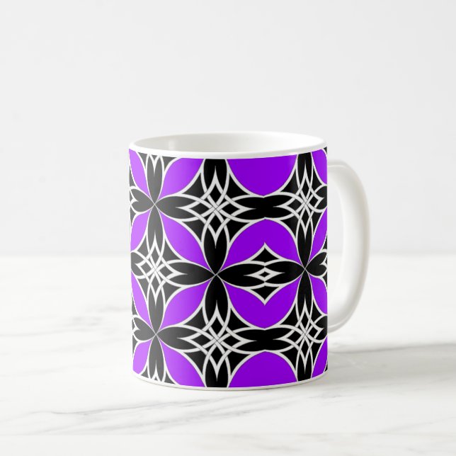 Mug Celtic miroir ( Flutterby Violet ) (Devant droit)