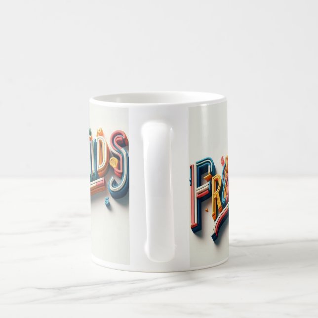 Mug Celui avec le café /Amis/Mug/Amour (Poignée)