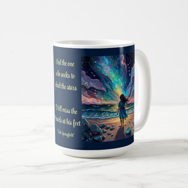 Mug celui qui cherche à arracher les étoiles. (Devant droit)