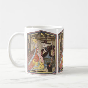 Mug Cendrillon et Fée Gomère, Vintage Conte de Fée