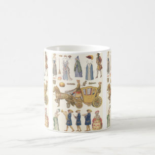 Mug Cendrillon, Jouets en Papier de Style Victorien Vi