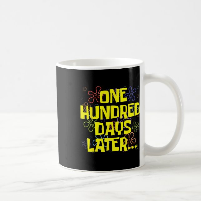 Mug Cent jours plus tard 100e jour d'école Enseignant (Droite)