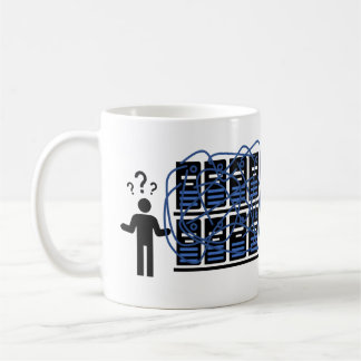 Mug Centre de calcul en réseau avec technologie inform