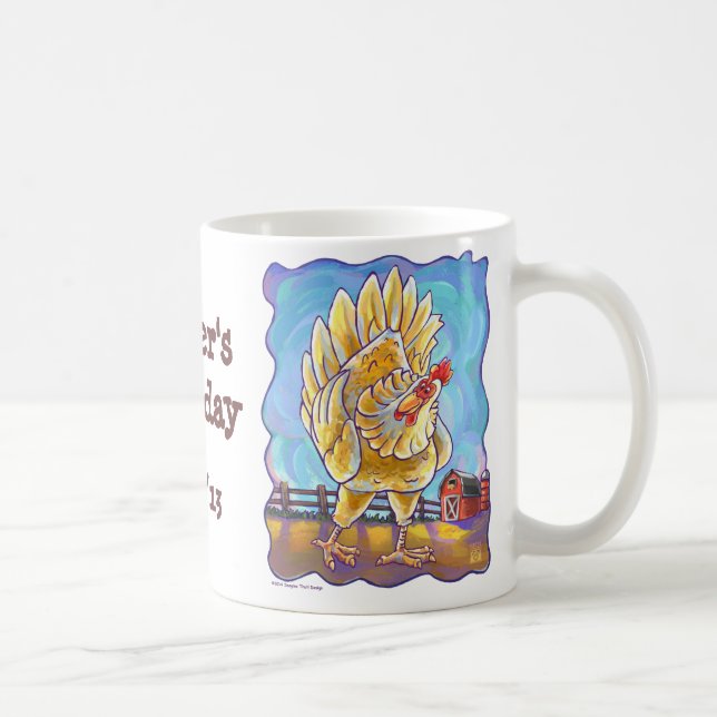 Mug Centre de Fête au Poulet (Droite)
