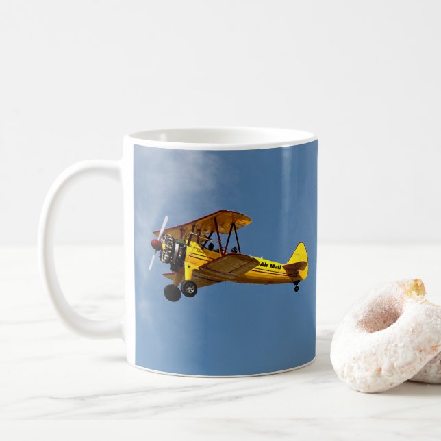 Mug Centre historique du service de courrier aérien (Avec donut)