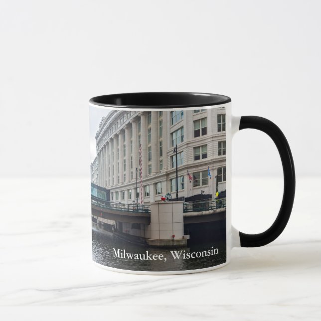 Mug centre-ville de milwaukee riverfront et architectu (Droite)