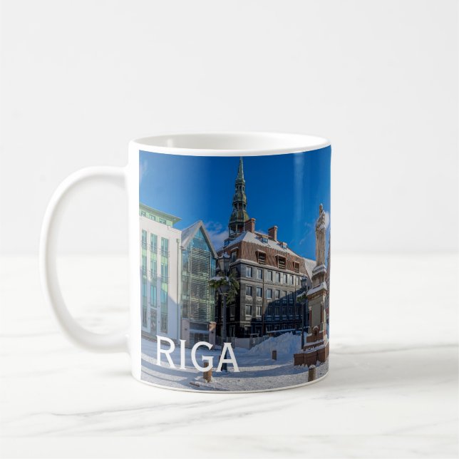 Mug Centre-ville historique de Riga, Lettonie (Gauche)