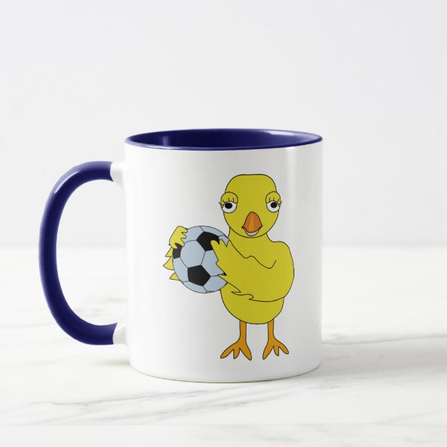 Mug Céramique de brique de soccer (Gauche)