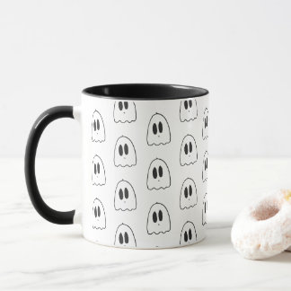 Mug Céramique de fantôme flottant esthétique Kawaii