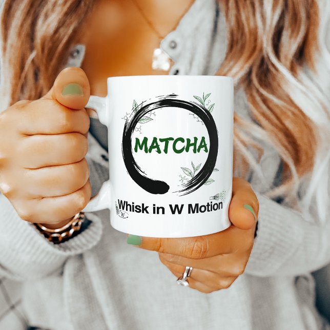 Mug Cercle de science zen de fouet de matcha (Créateur téléchargé)