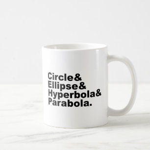 Mug Cercle Ellipse Hyperbole Parabole   Sections coniq