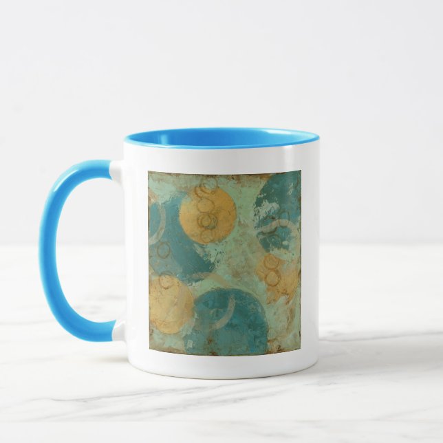 Mug Cercles bleus et jaunes (Gauche)