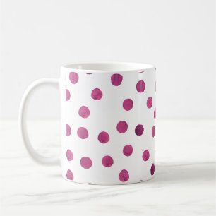 Mug Cercles d'aquarelle mignons. Art Arrondit Texture.