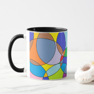 Mug Cercles de couleur et ovales
