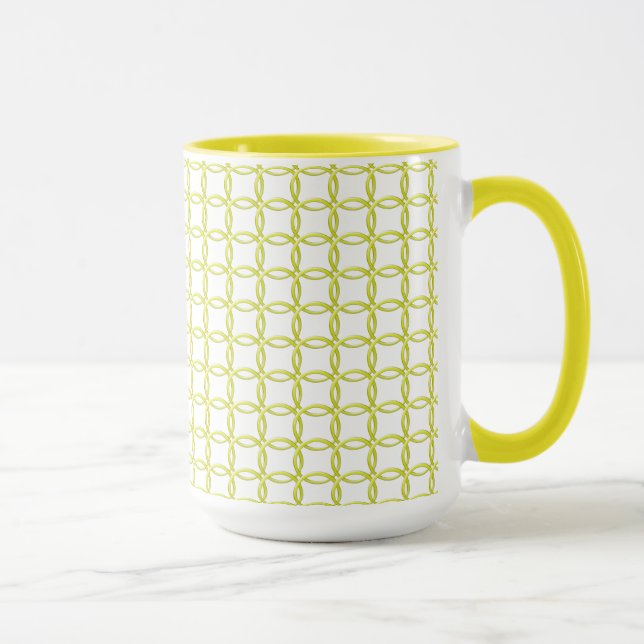 Mug - Cercles d'enclenchement jaunes (Droite)