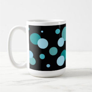 Mug Cercles et points Aqua