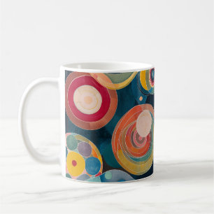 Mug Cercles modernistes du milieu du siècle dans le st