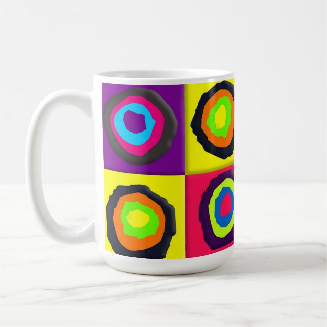 Mug cercles motif (Gauche)