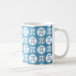 Mug Cercles Pi bleu clair