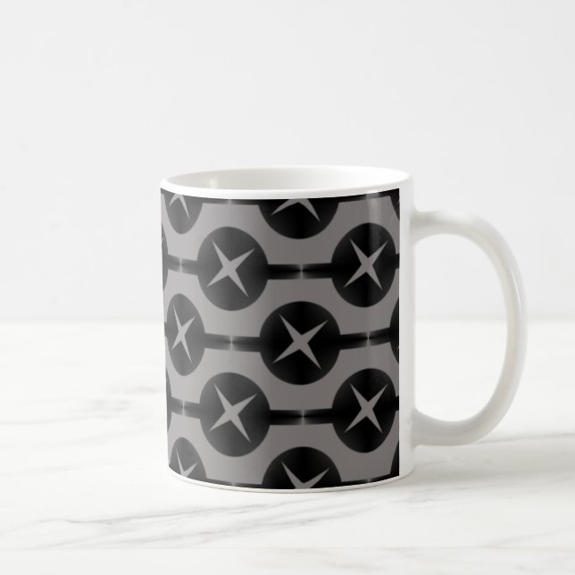 Mug Cercles rares Mug, Gris (Droite)
