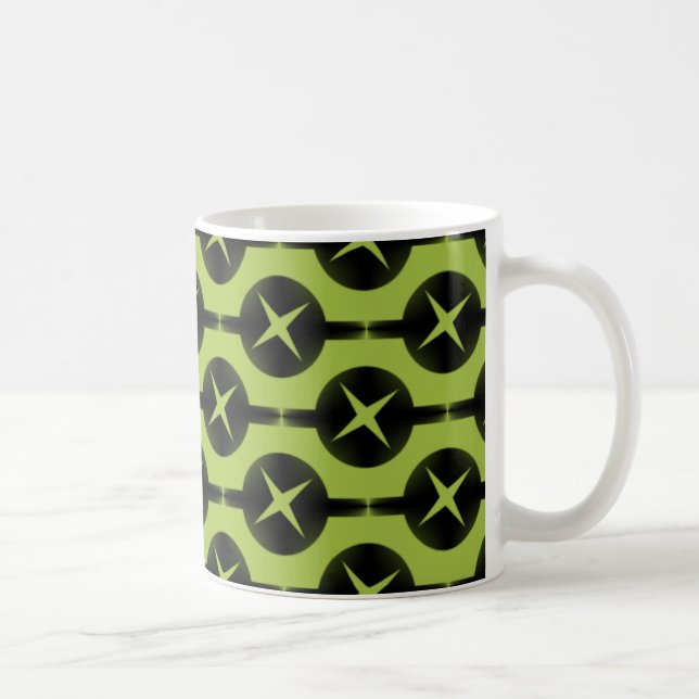 Mug Cercles rares Mug, Vert citron (Droite)