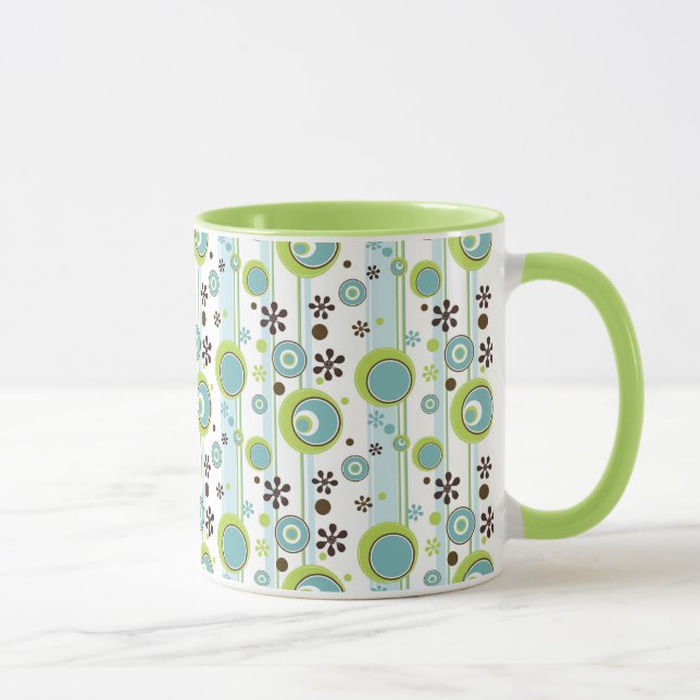 Mug Cercles rétrogrades et bandes (Droite)