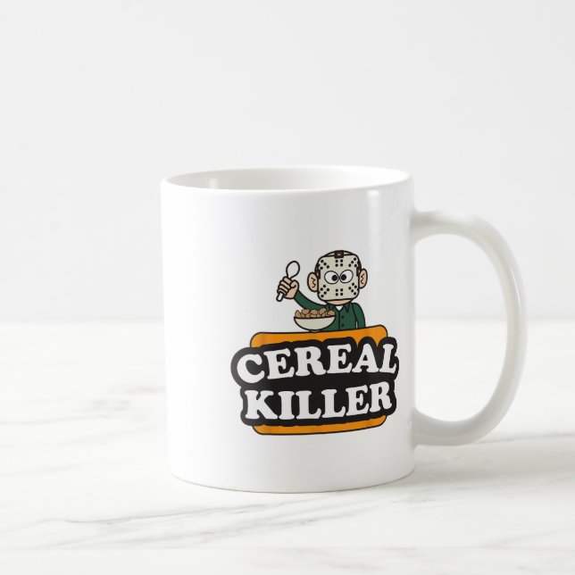 Mug Cereal Killer Food Pun Humour Costume Amusant Hall (Droite)