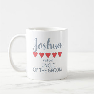 Mug Cérémonie & Cortège de Mariage 5 Cœur Oncle du Mar
