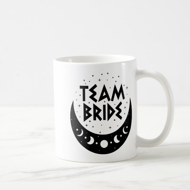 Mug Cérémonie de mariage de la Coven de la mariée goth (Droite)