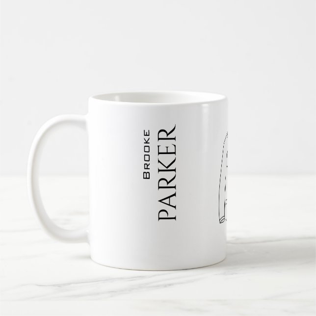 Mug Cérémonie de remise de manteau blanc Félicitations (Gauche)