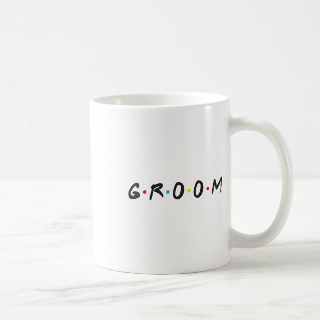 Mug Cérémonie d'enterrement de vie de garçon du marié  (Droite)