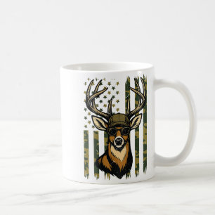Mug Cerf à queue blanche jeunesse garçon chasse camouf