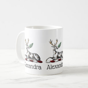 Mug Cerf avec Emblème héraldique de graisse