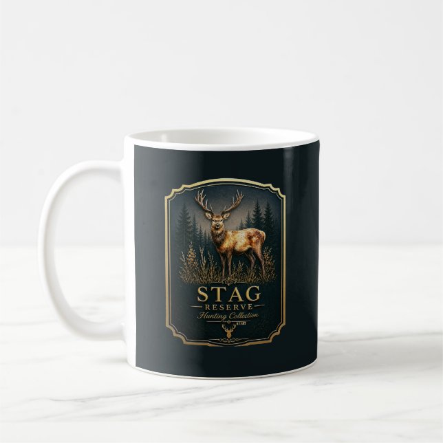 MUG CERF – COLLECTION CHASSE  (Gauche)