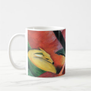 Mug Cerf dans la forêt II par Franz Marc; Reh im Walde