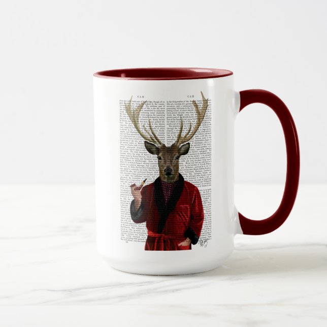 Mug Cerf dans la veste de tabac (Droite)