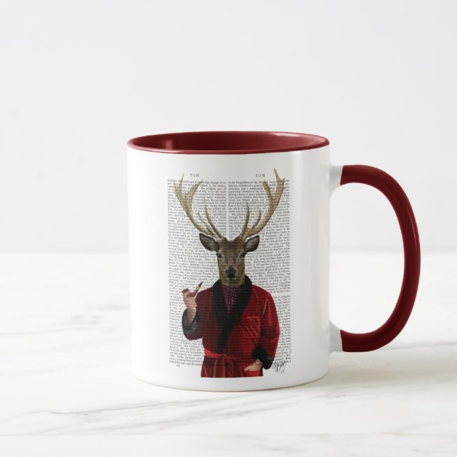 Mug Cerf dans la veste de tabac (Droite)