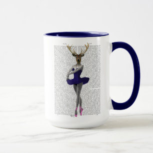 Mug Cerf de Ballerina en bleu