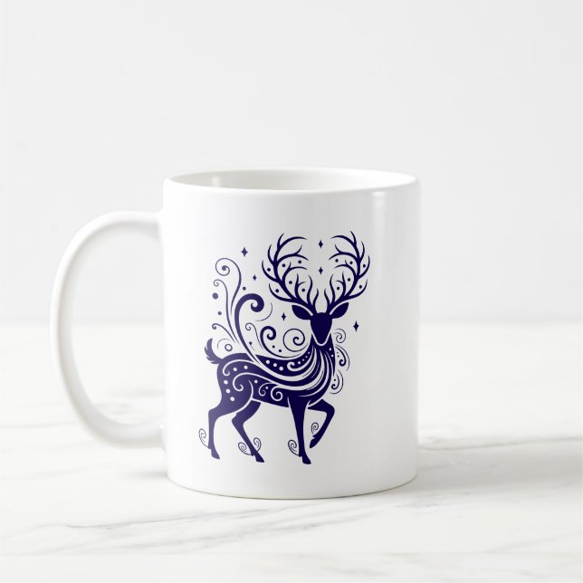 Mug Cerf de fête (Gauche)