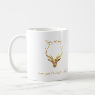 Mug Cerf d'or moderne