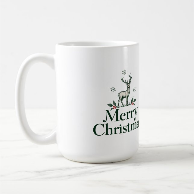 Mug Cerf Joyeux Noël (Gauche)