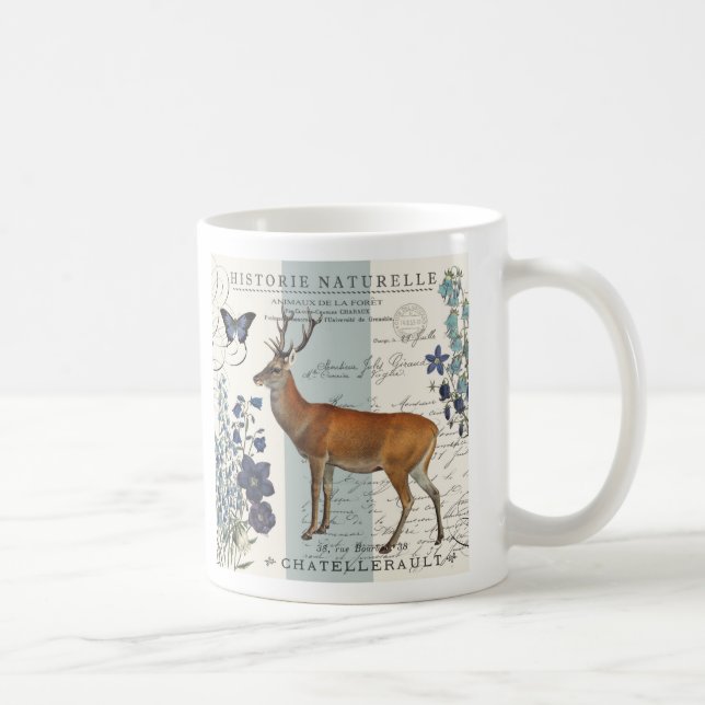 Mug cerf vintage moderne (Droite)