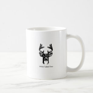 Mug Cerfs communs de queue blanche de mâle de 8 points