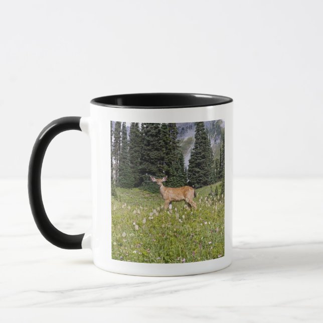Mug Cerfs communs en parc de paradis (Gauche)