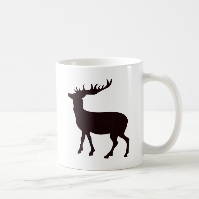 Mug Cerfs communs féminins modernes (Droite)