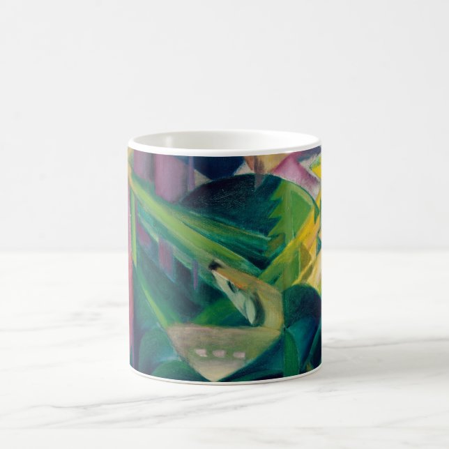 Mug Cerfs dans un jardin de monastère de Franz Marc (Centre)